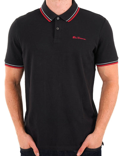 Ben Sherman Poloshirt Schwarz