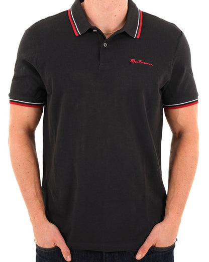 Ben Sherman Poloshirt Schwarz
