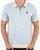 Fila Gold Axel Jacquard Zip Polo Blue