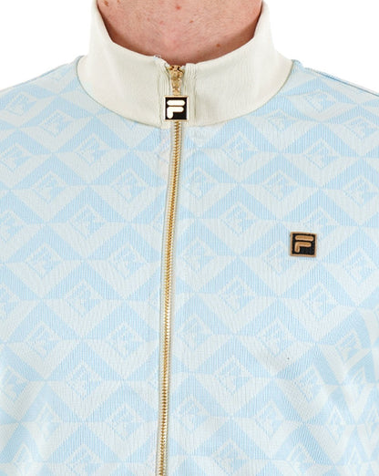 Fila Gold Hank Jacquard Trainingsjacke Blau