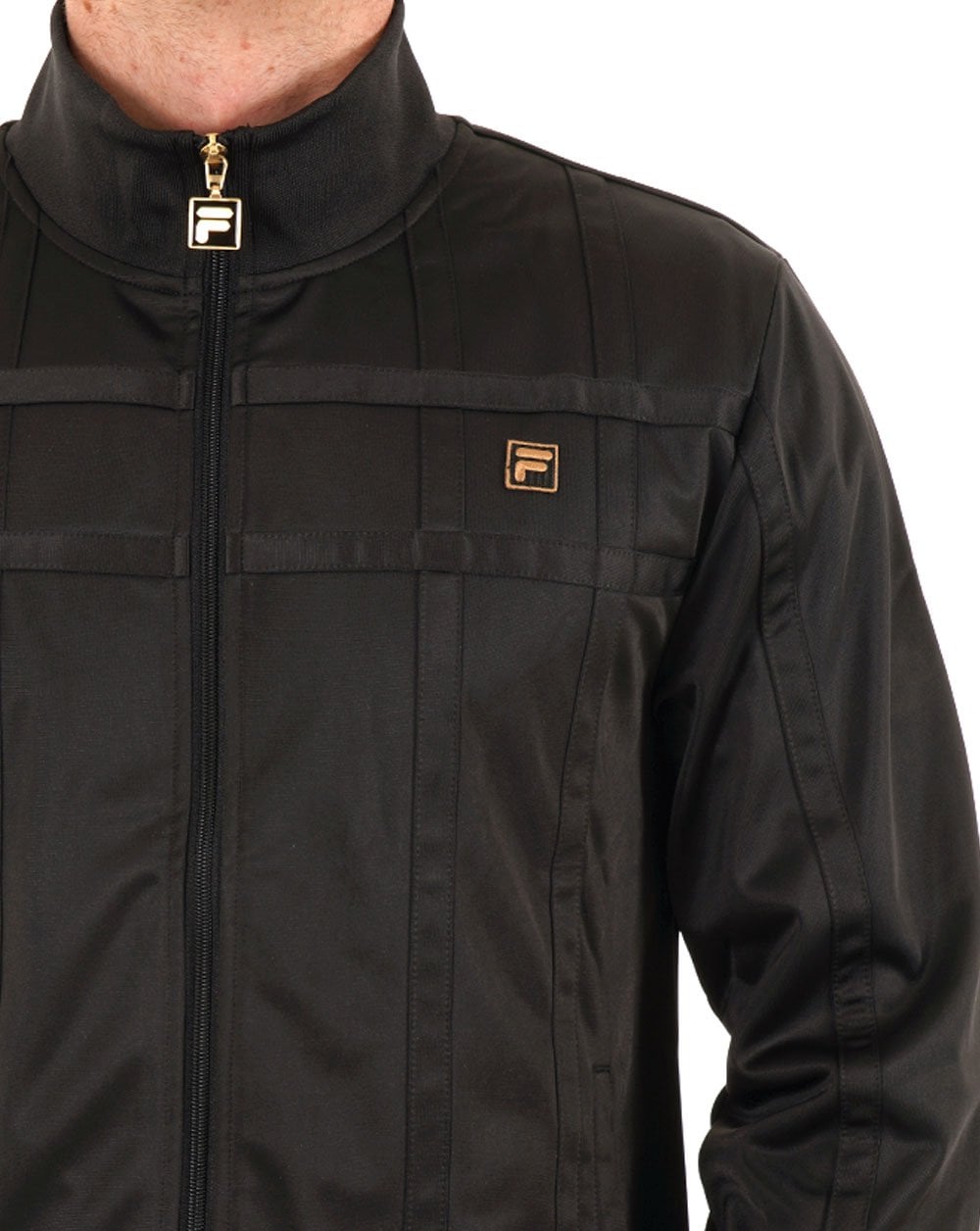 Fila Gold – Bode – Trainingsjacke in Schwarz