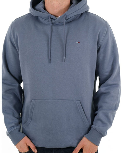 Tommy Jeans Kapuzenpullover mit Flaggenaufnäher, Blau