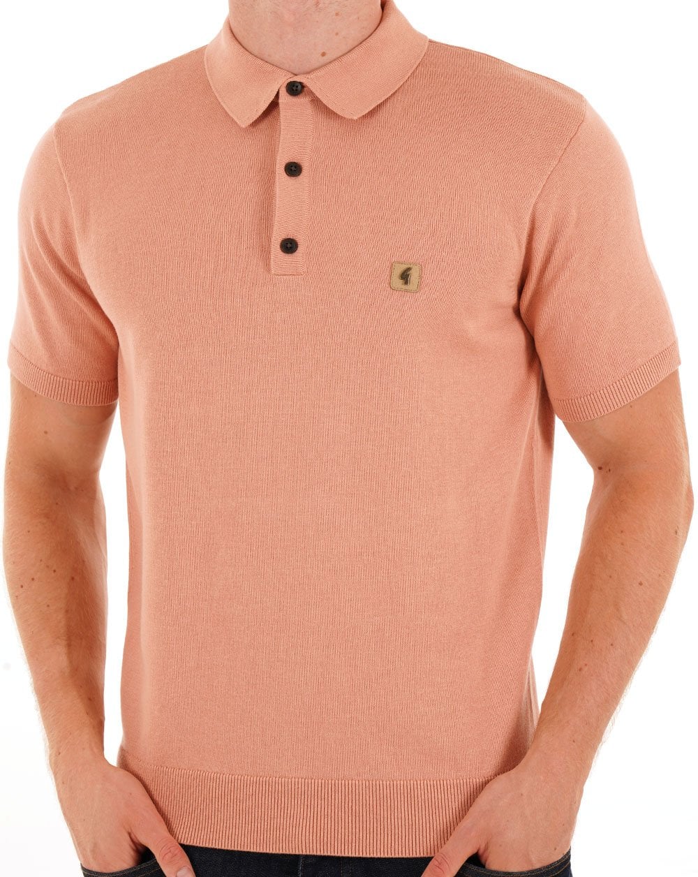 Gabicci Vintage Jackson Strickpolo Pfirsich
