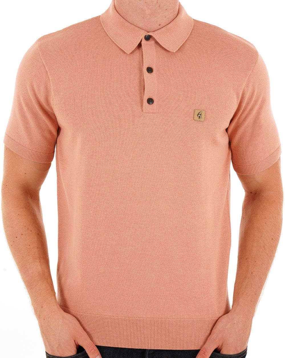 Gabicci Vintage Jackson Strickpolo Pfirsich