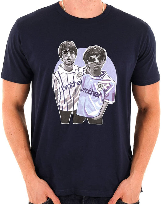 MINTY Brothers T-Shirt Marineblau