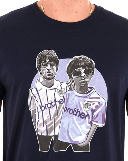 MINTY Brothers T-Shirt Marineblau