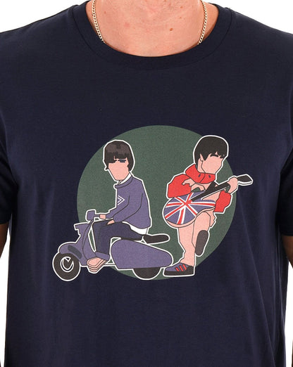 MINTY Rock &amp; Roll Stars T-Shirt Marineblau