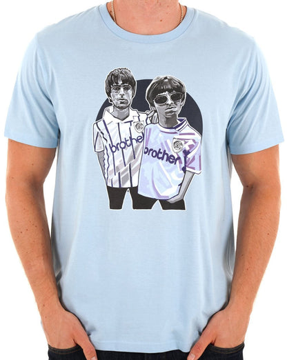MINTY Brothers T-Shirt Himmelblau