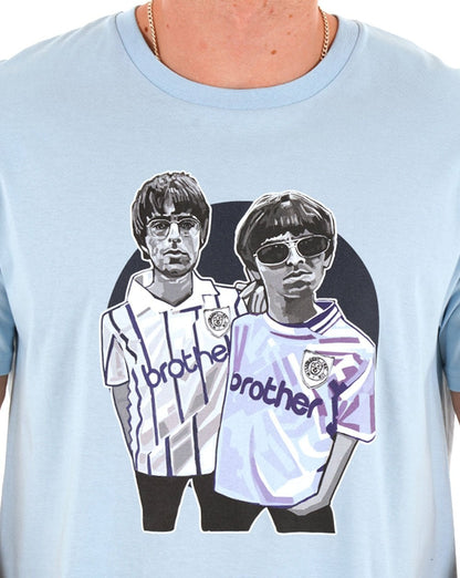 MINTY Brothers T-Shirt Himmelblau
