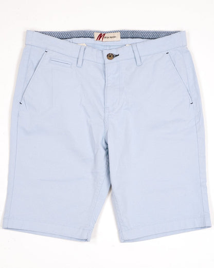 Mischmaschige Chino-Shorts Sky