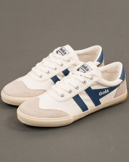 Gola Canvas Wildleder Sneaker Weiß/Marineblau