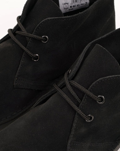 Roamers Iconic Wildleder-Wüstenstiefel Schwarz