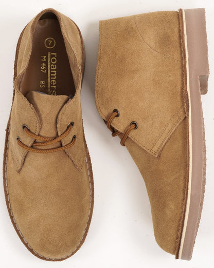 Roamers Iconic Wildleder-Wüstenstiefel Sand