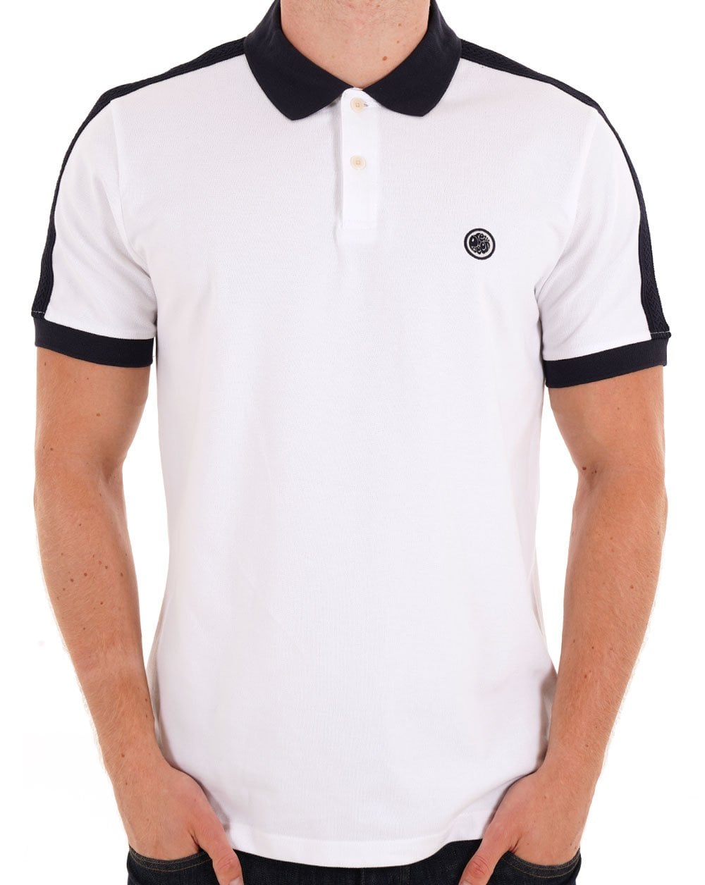 Pretty Green Denton Poloshirt Weiß