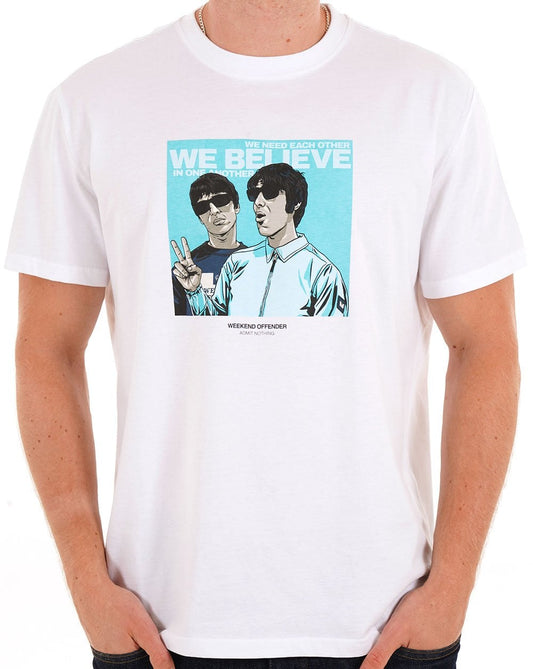 Weekend Offender Weekend Offender Believe T-Shirt Weiß
