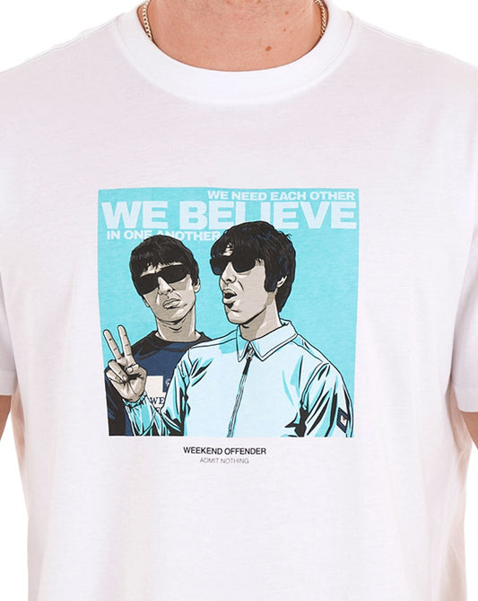 Weekend Offender Weekend Offender Believe T-Shirt Weiß