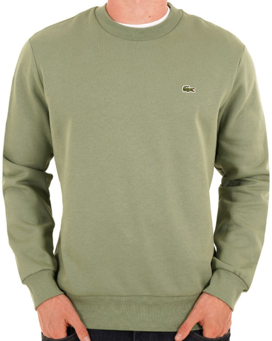 Lacoste Sweatshirt aus gebürsteter Baumwolle Thymian