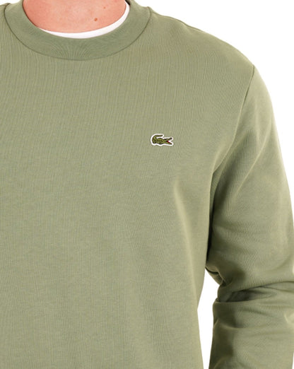 Lacoste Sweatshirt aus gebürsteter Baumwolle Thymian