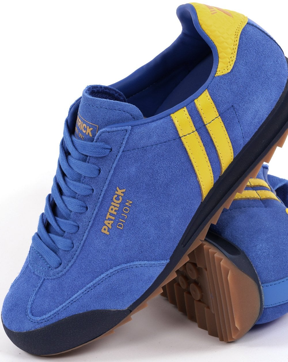 Patrick Dijon Sneakers Königsblau/Gelb