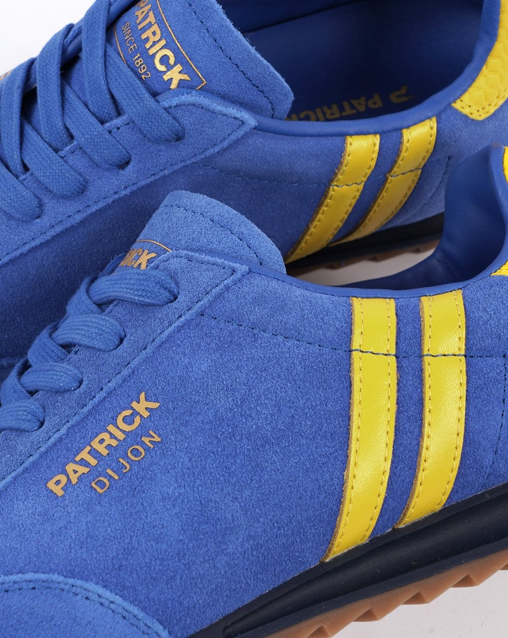 Patrick Dijon Trainers Royal Blue/Yellow