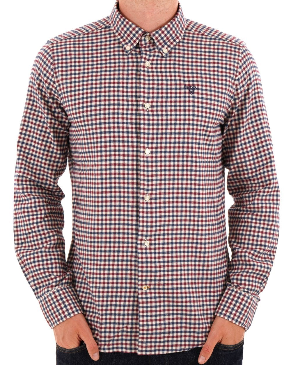Barbour Finkle Hemd Merlot