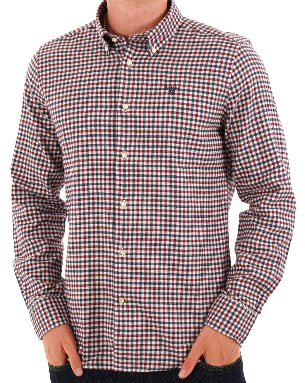 Barbour Finkle Hemd Merlot