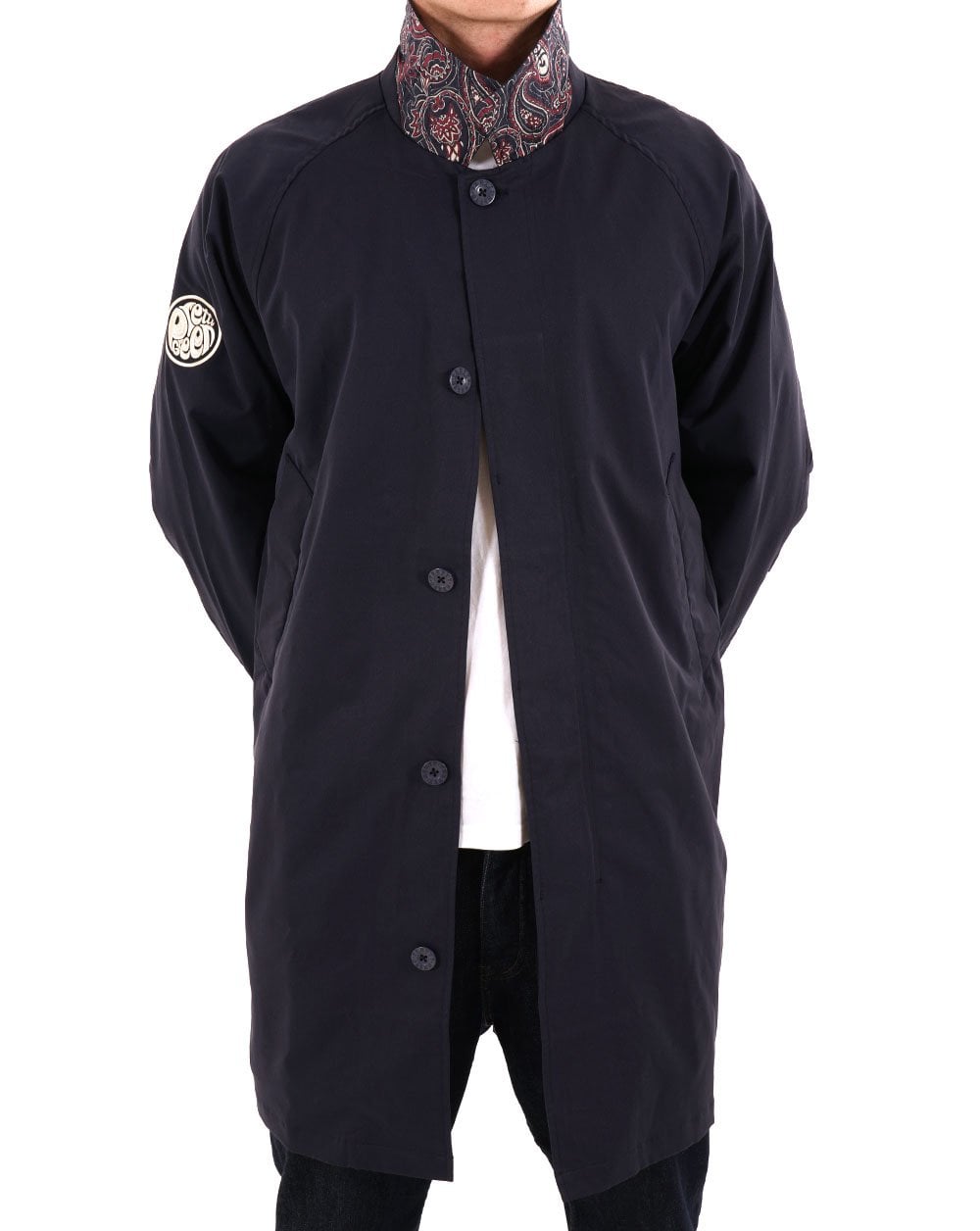 Pretty Green Mac Marineblau