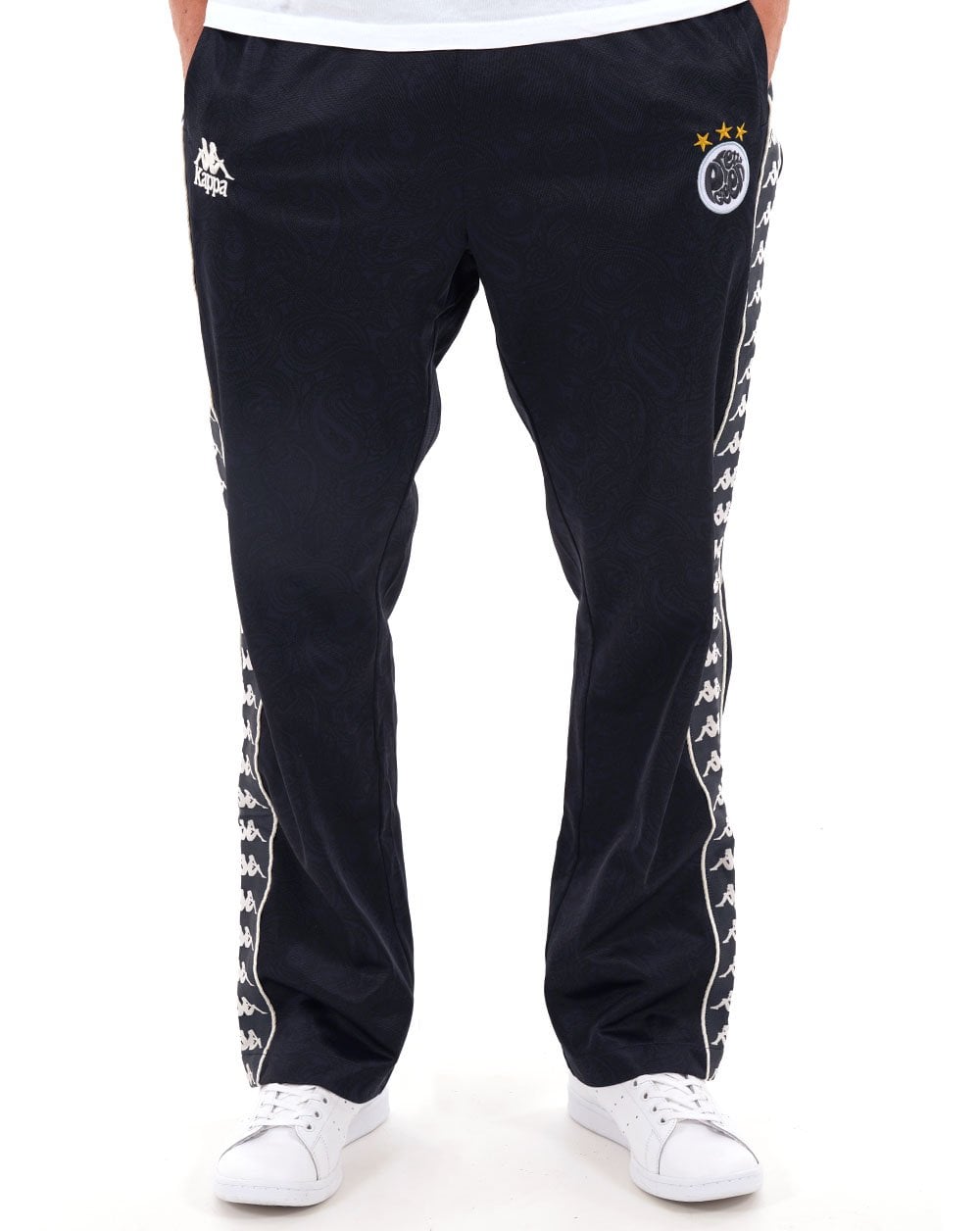 Pretty Green X Kappa – Maine Road – Trainingshose in Marineblau