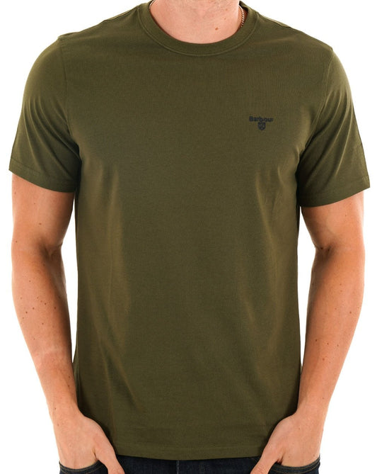 Barbour Sports T-Shirt Mitteloliv