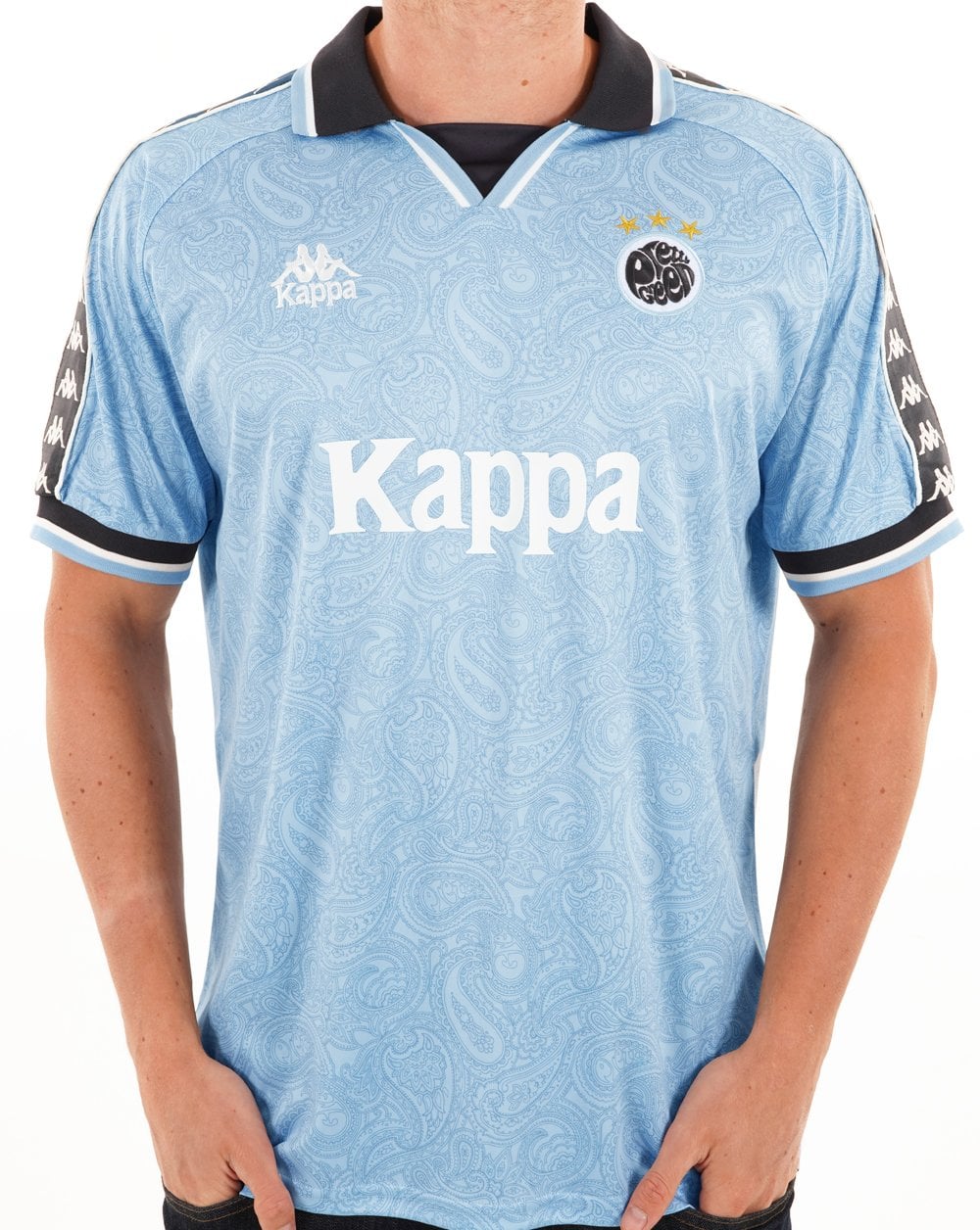 Pretty Green X Kappa Maine Road Fußballoberteil Blau