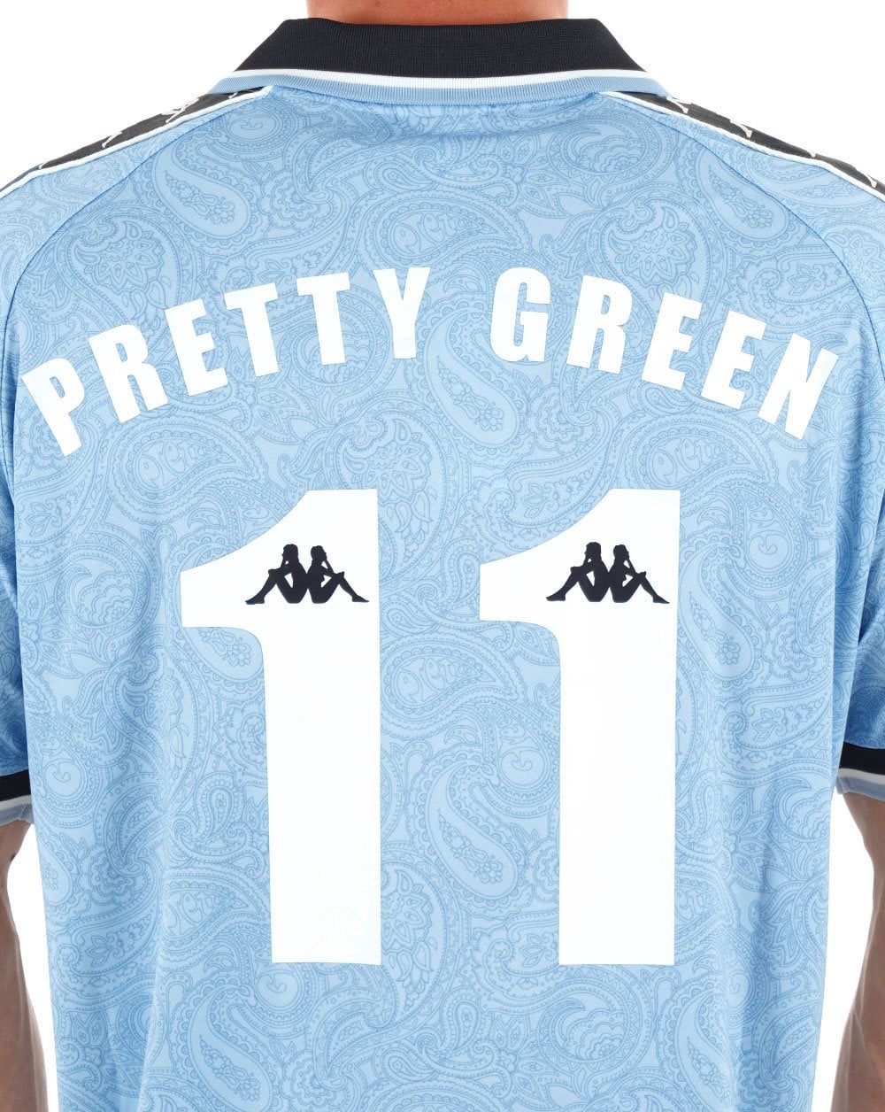 Pretty Green X Kappa Maine Road Fußballoberteil Blau