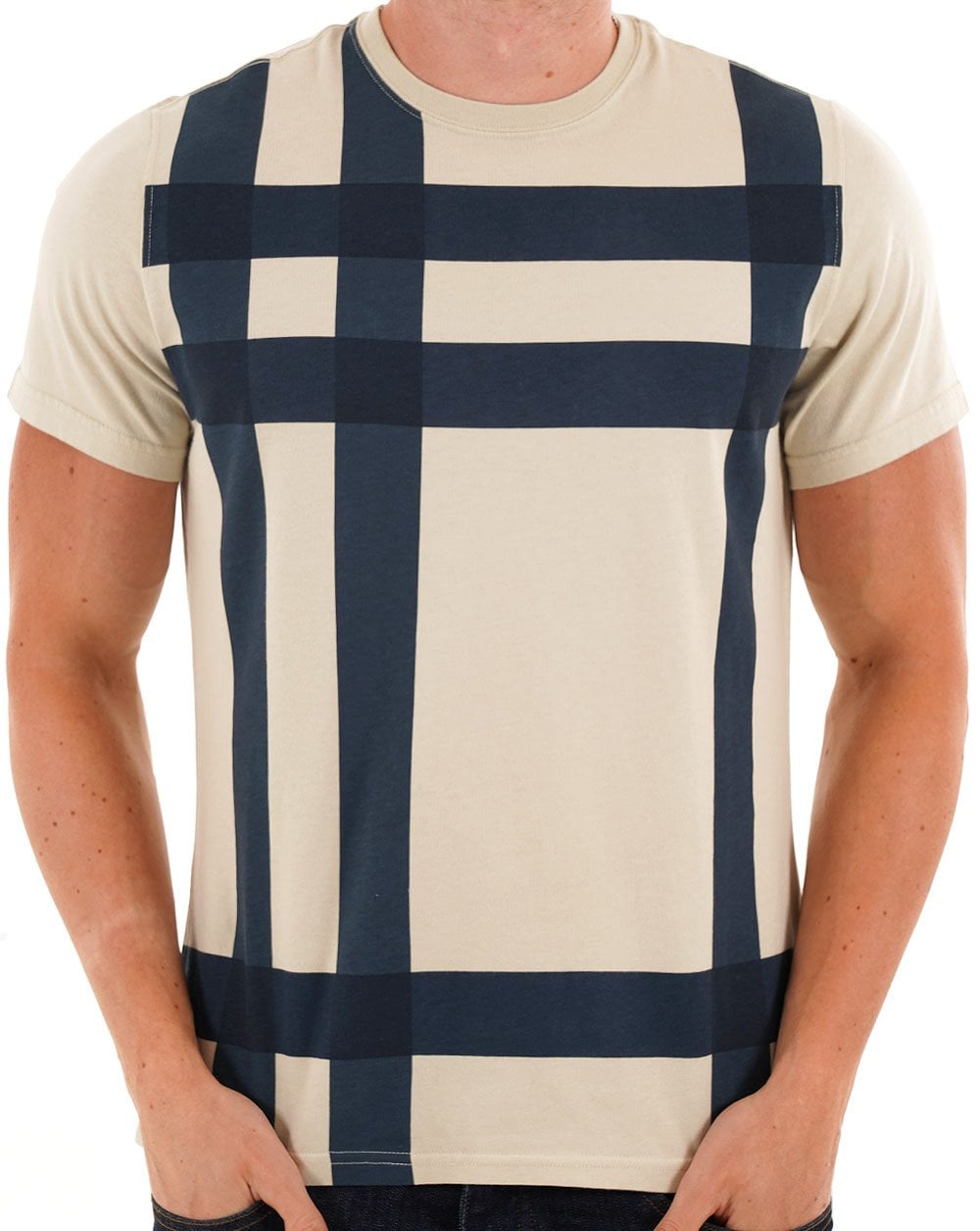 Barbour Kaine T-Shirt Nebel