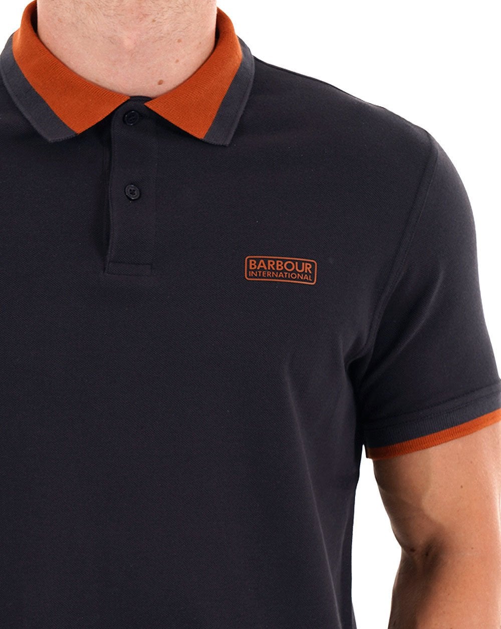 Barbour International Amped Poloshirt Dunkelmarine