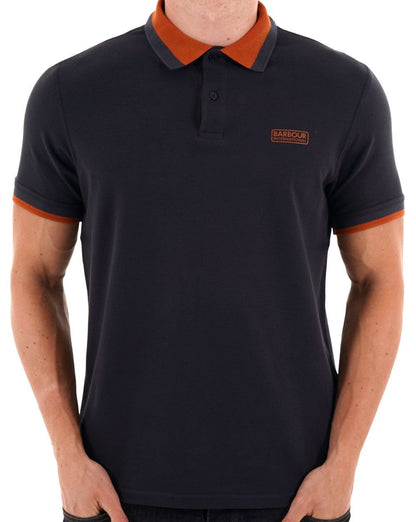 Barbour International Amped Poloshirt Dunkelmarine