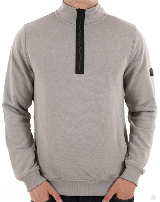 Barbour International Outline Trichterhals-Sweatshirt Ultimate Grey