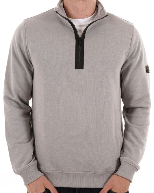 Barbour International Barbour International Outline Trichterhals-Sweatshirt Ultimate Grey