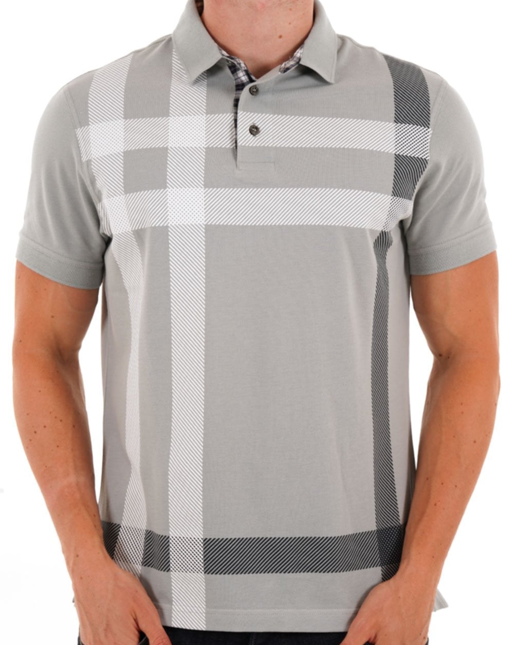Barbour Blaine Poloshirt Mineralblau