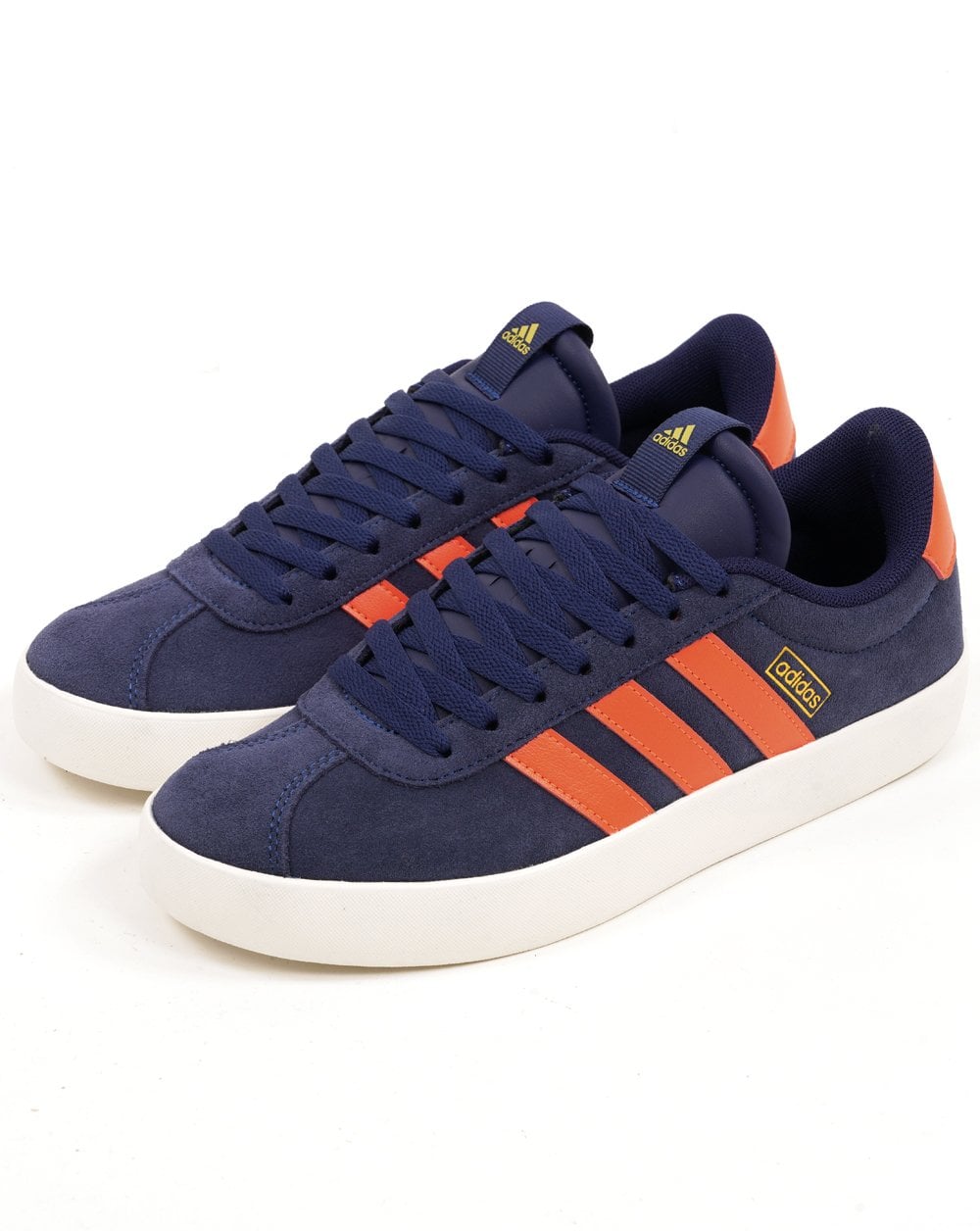Adidas VL Court Trainers Dark Blue - Orange
