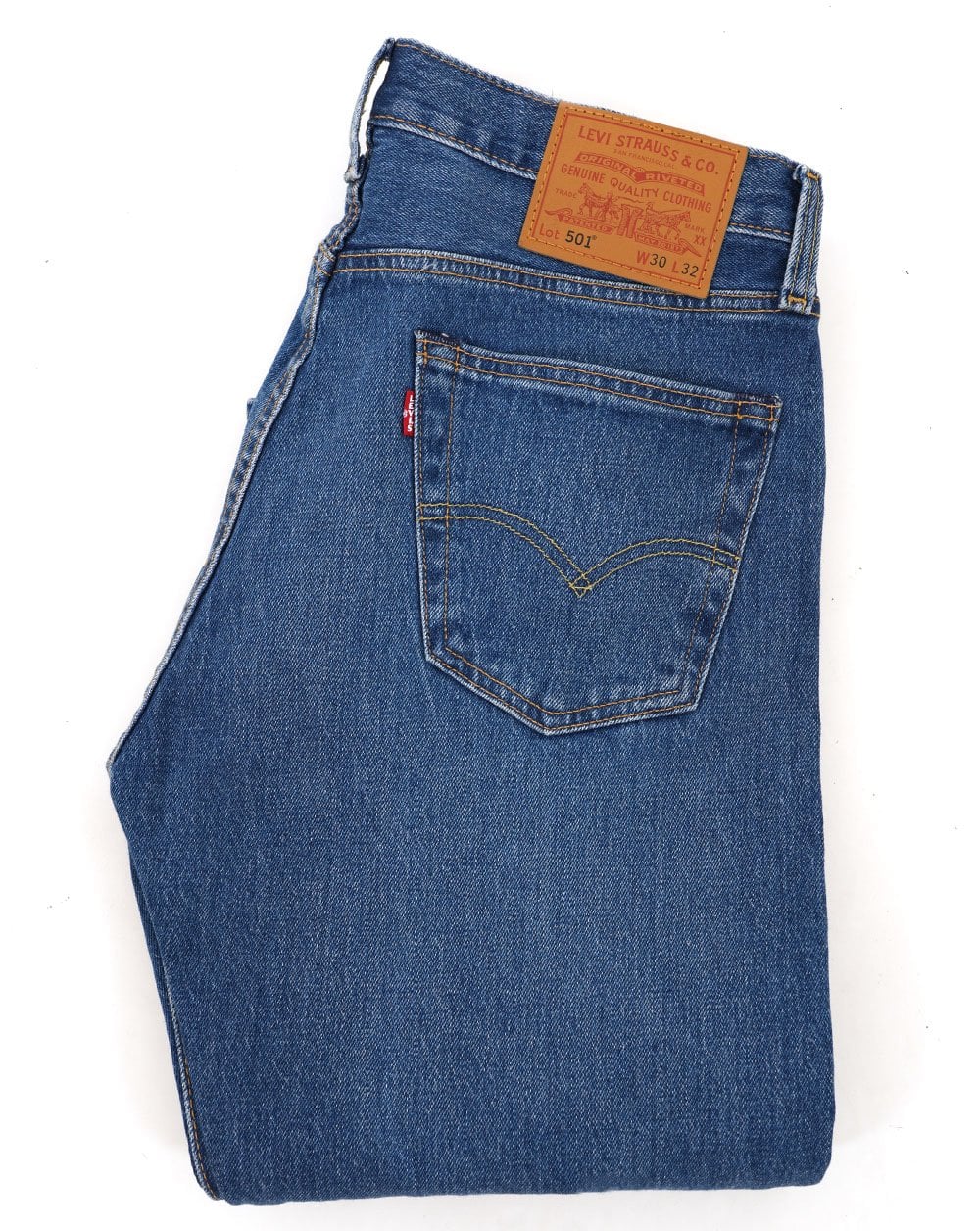 Levi's – 501 – Jeans in Original-Passform, dunkles Indigo