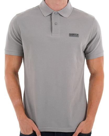 Barbour International Essential Poloshirt Ultimate Grau