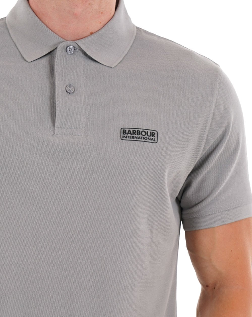 Barbour International Essential Poloshirt Ultimate Grau