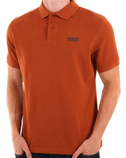 Barbour International Essential Polo Dark Gin