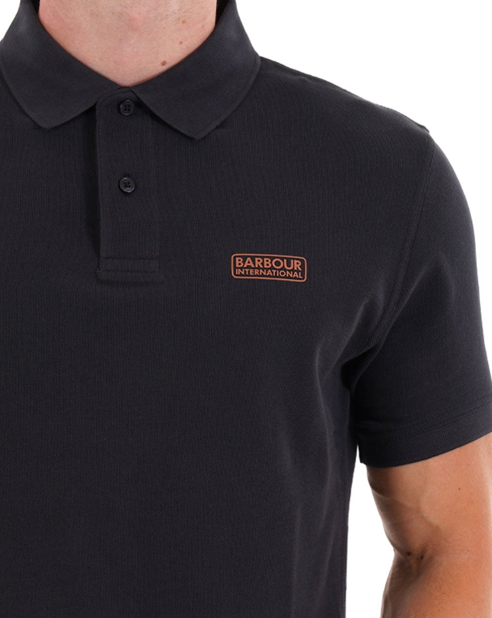 Barbour International Essential Poloshirt Dunkelmarine