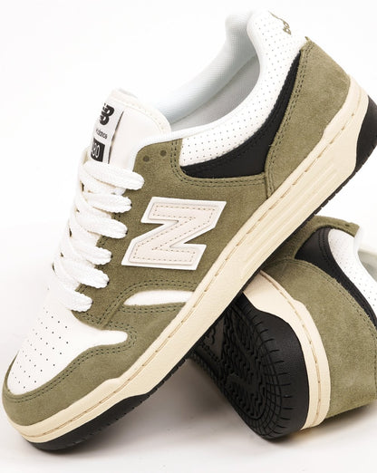 New Balance 480 Sneaker Dunkel Olivin/Meersalz