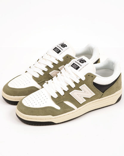 New Balance 480 Sneaker Dunkel Olivin/Meersalz