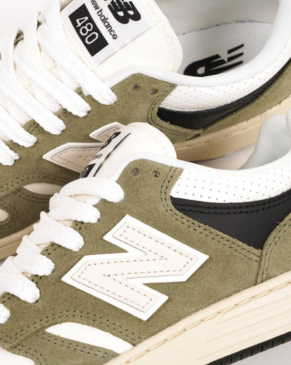 New Balance 480 Sneaker Dunkel Olivin/Meersalz