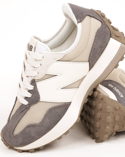 New Balance 327 Sneaker Castlerock/Weiß