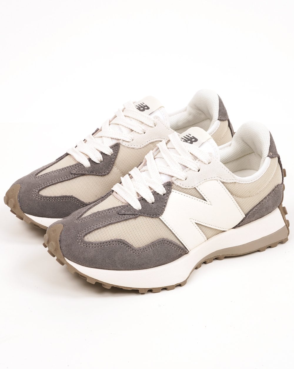 New Balance 327 Sneaker Castlerock/Weiß