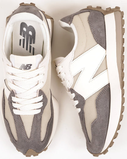 New Balance 327 Sneaker Castlerock/Weiß