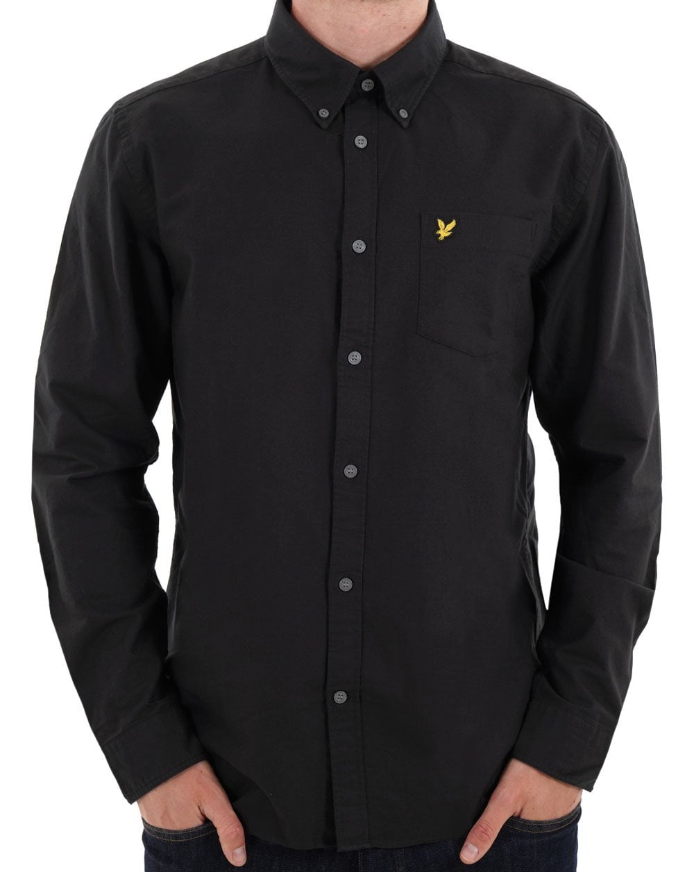 Lyle &amp; Scott Plain Oxford Shirt Tiefschwarz